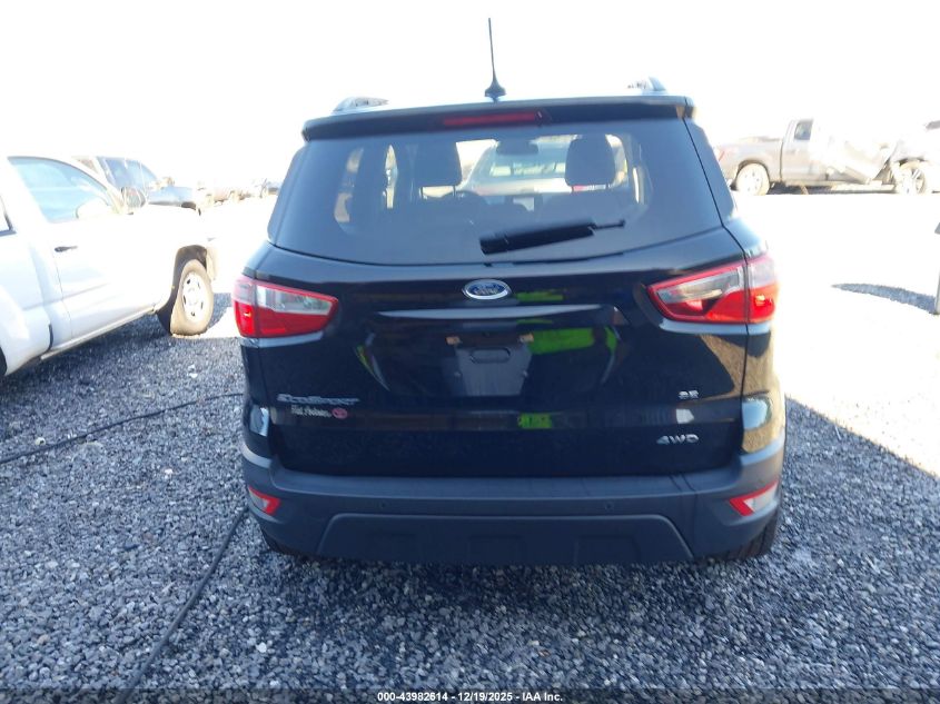 2020 Ford Ecosport Se VIN: MAJ6S3GL4LC312000 Lot: 43982614