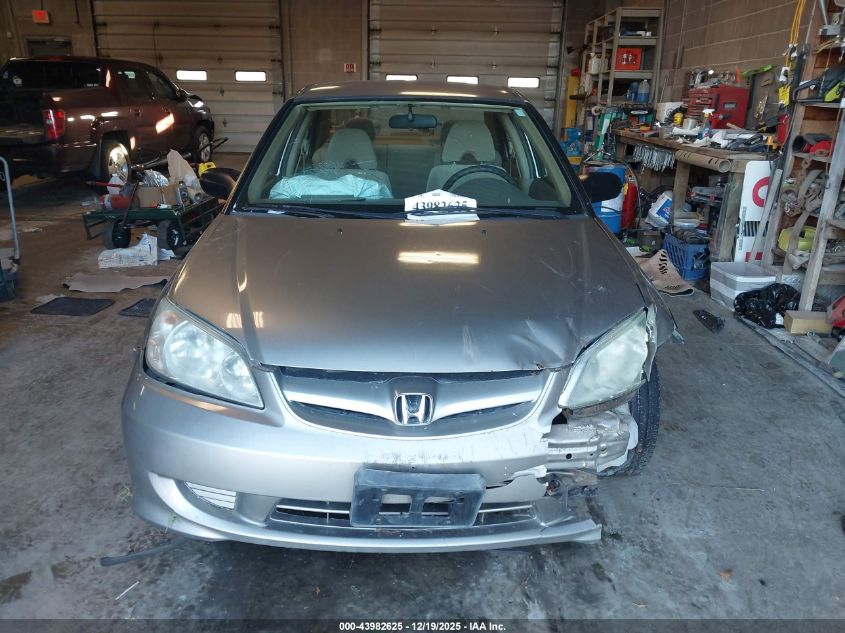 2004 Honda Civic Lx VIN: 1HGES16594L016065 Lot: 43982625
