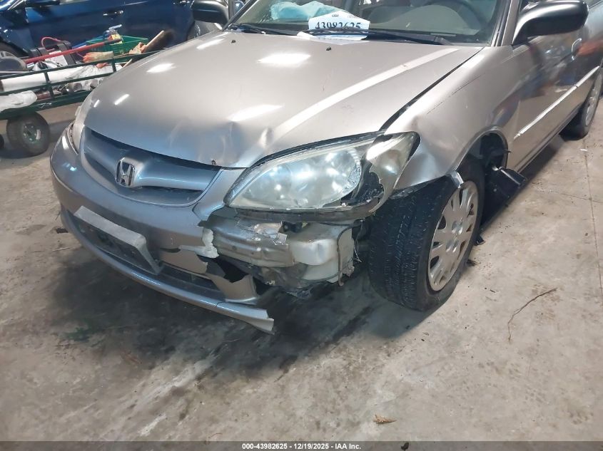 2004 Honda Civic Lx VIN: 1HGES16594L016065 Lot: 43982625