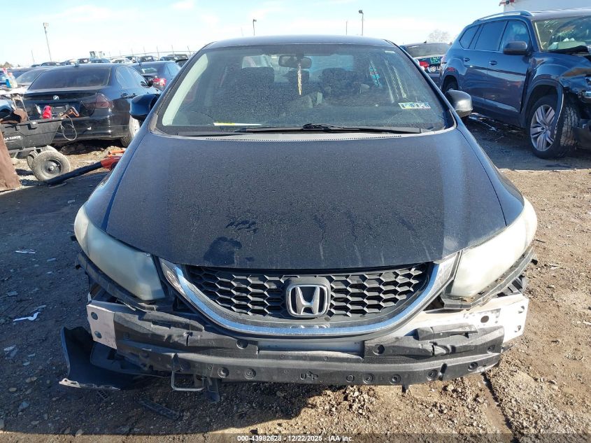 2013 Honda Civic Lx VIN: 19XFB2F51DE022461 Lot: 43982628