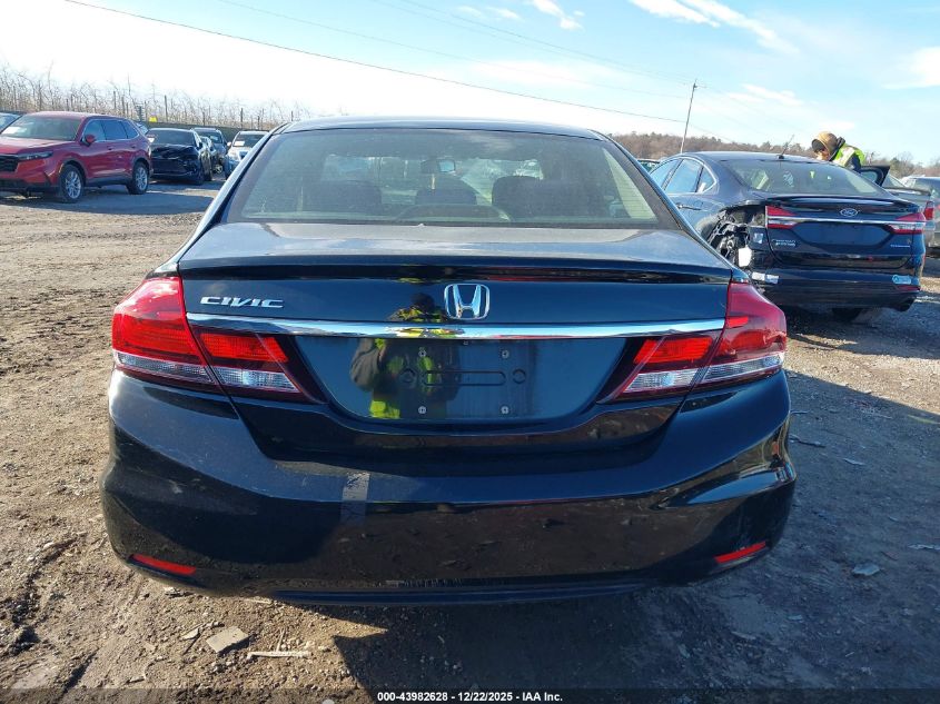 2013 Honda Civic Lx VIN: 19XFB2F51DE022461 Lot: 43982628