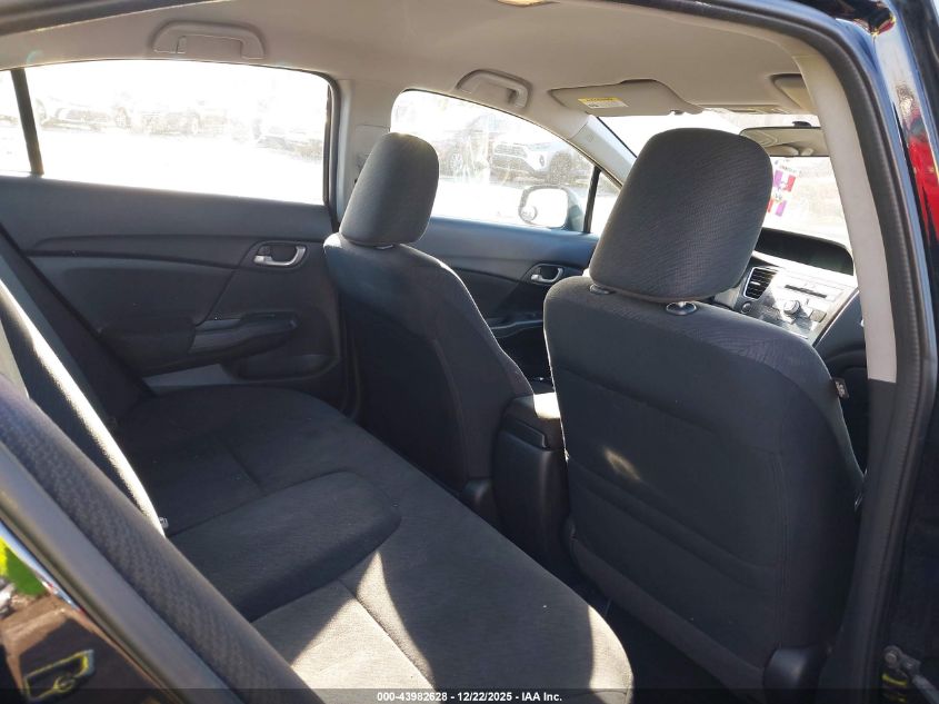 2013 Honda Civic Lx VIN: 19XFB2F51DE022461 Lot: 43982628