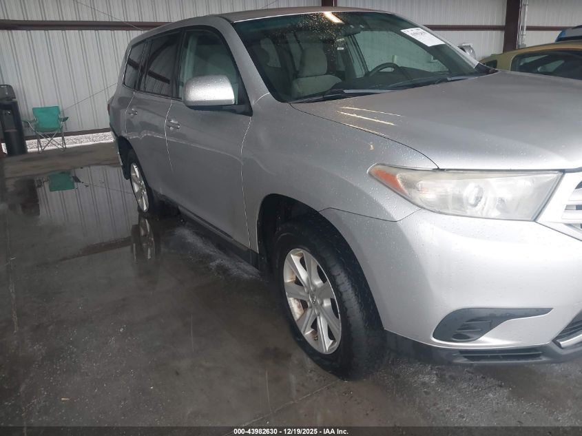2013 Toyota Highlander Base V6 VIN: 5TDBK3EH0DS219062 Lot: 43982630