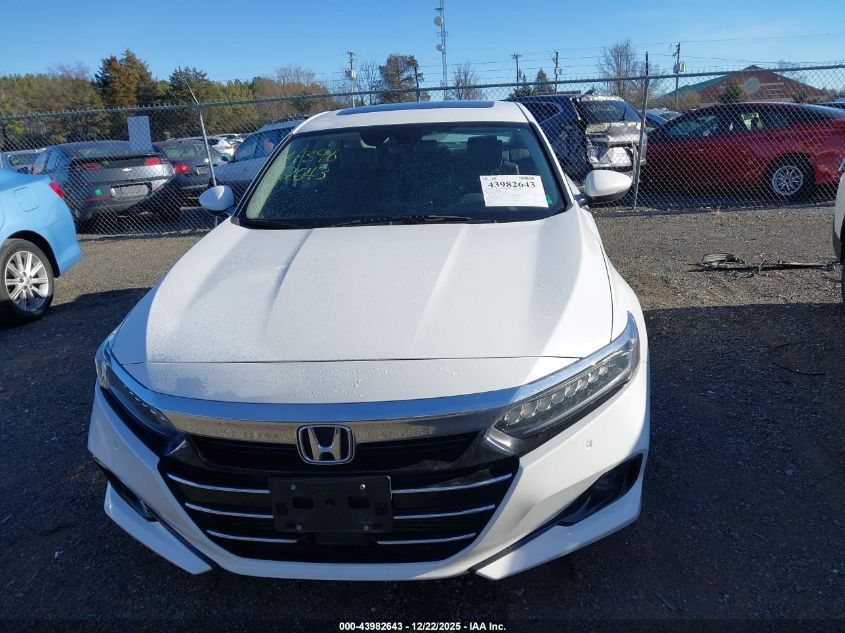 2021 Honda Accord Ex-L VIN: 1HGCV1F54MA093971 Lot: 43982643