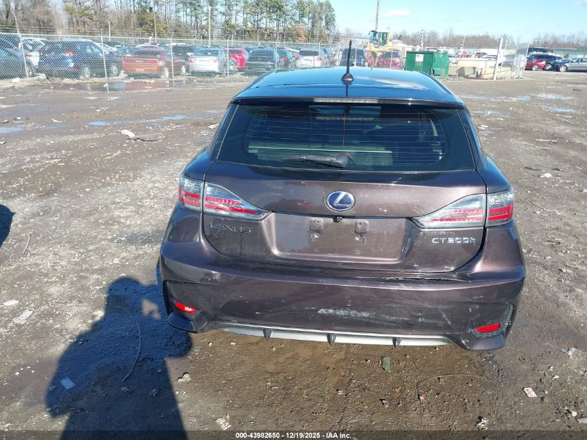 2011 Lexus Ct 200H Premium VIN: JTHKD5BH1B2032362 Lot: 43982650