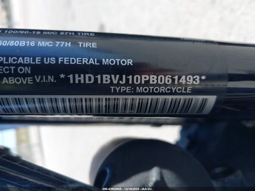 2023 Harley-Davidson Fxst VIN: 1HD1BVJ10PB061493 Lot: 43982655