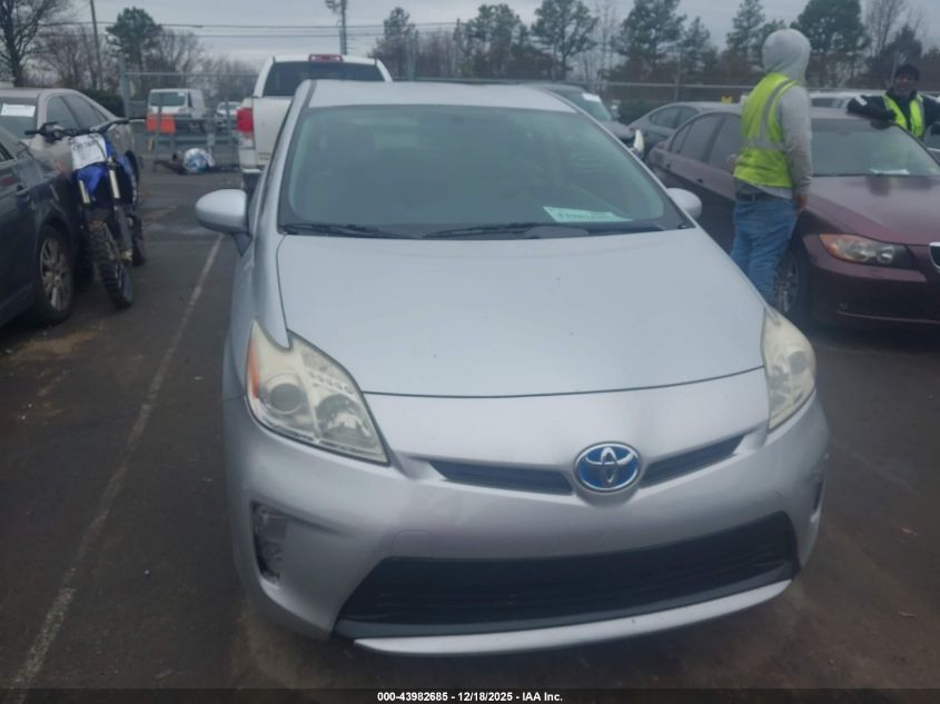 2014 Toyota Prius Two VIN: JTDKN3DUXE1759202 Lot: 43982685