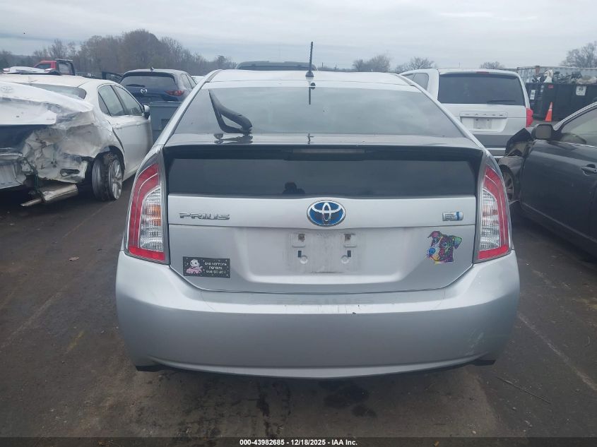 2014 Toyota Prius Two VIN: JTDKN3DUXE1759202 Lot: 43982685
