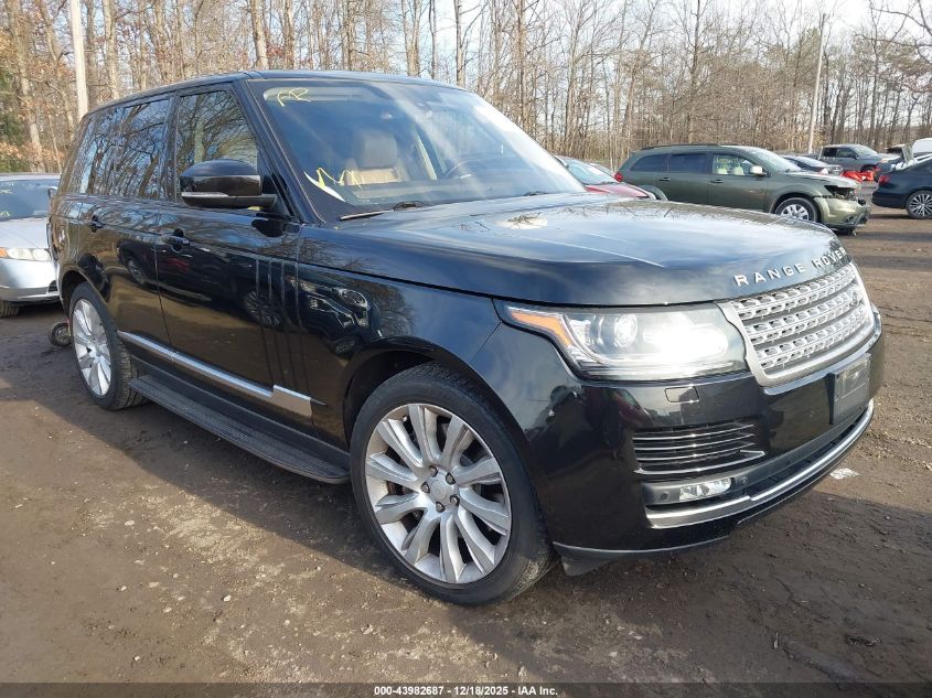 2014 Land Rover Range Rover 5.0L V8 Supercharged/5.0L V8 Supercharged Ebony Edition