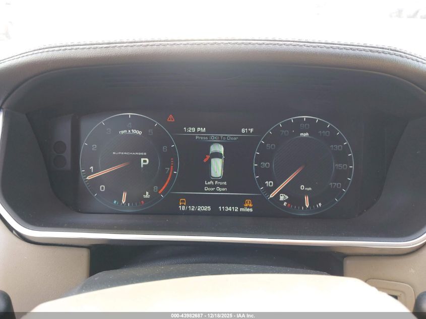 2014 Land Rover Range Rover 5.0L V8 Supercharged/5.0L V8 Supercharged Ebony Edition VIN: SALGS2EFXEA152444 Lot: 43982687