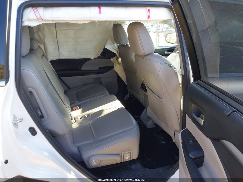 2016 Toyota Highlander Xle V6 VIN: 5TDKKRFH5GS129332 Lot: 43982689