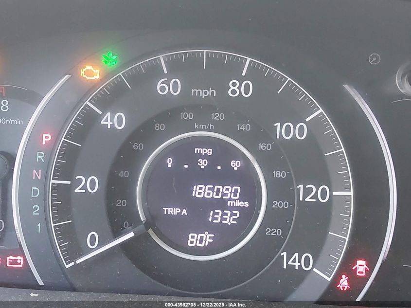 2014 Honda Cr-V Ex-L VIN: 2HKRM3H76EH540574 Lot: 43982705