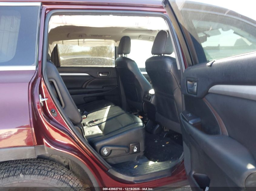 2015 Toyota Highlander Xle V6 VIN: 5TDJKRFH7FS212206 Lot: 43982710