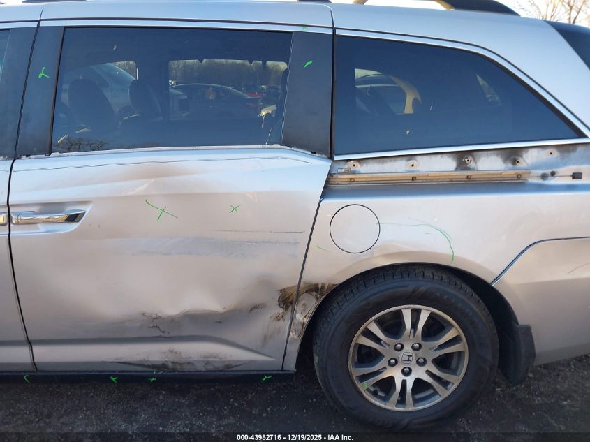 2012 Honda Odyssey Ex-L VIN: 5FNRL5H60CB007718 Lot: 43982716