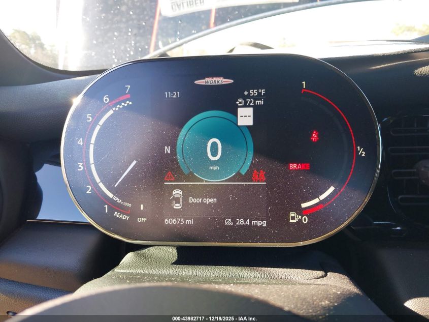 2022 Mini Hardtop John Cooper Works VIN: WMW73DH0XN2R38632 Lot: 43982717