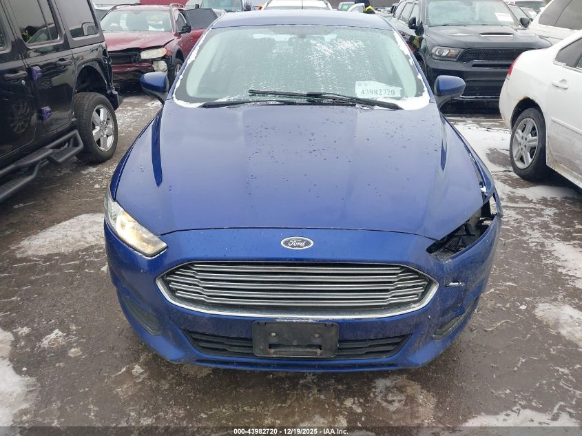 2016 Ford Fusion S VIN: 3FA6P0G71GR113111 Lot: 43982720