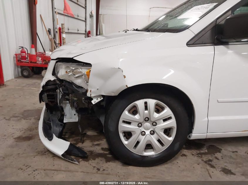 2016 Dodge Grand Caravan Se VIN: 2C4RDGBG8GR379537 Lot: 43982731
