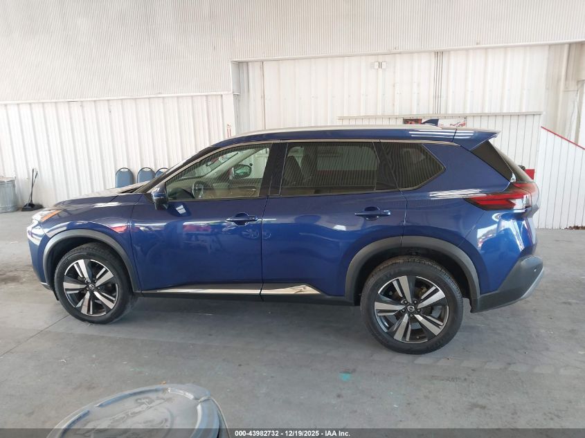 2021 Nissan Rogue Sl Intelligent Awd VIN: 5N1AT3CB0MC697471 Lot: 43982732