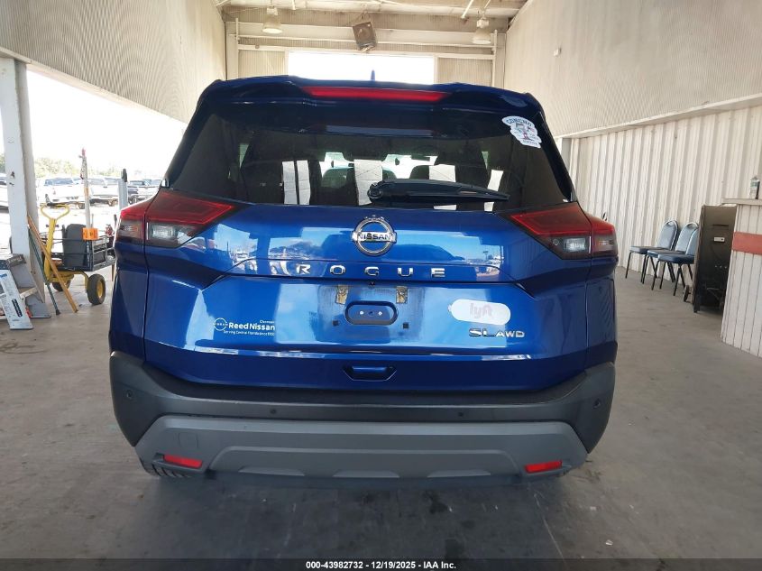 2021 Nissan Rogue Sl Intelligent Awd VIN: 5N1AT3CB0MC697471 Lot: 43982732