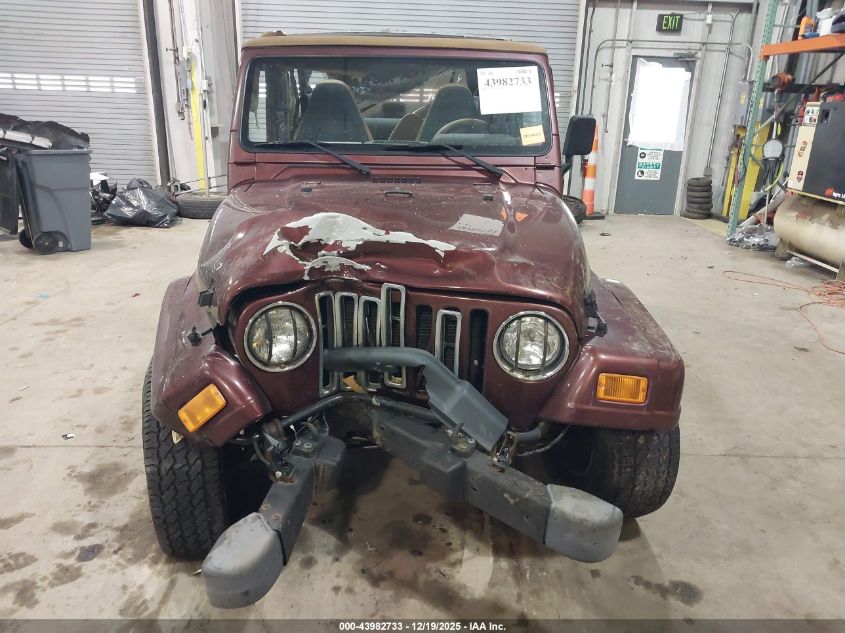 2002 Jeep Wrangler Sahara VIN: 1J4FA59S32P772909 Lot: 43982733