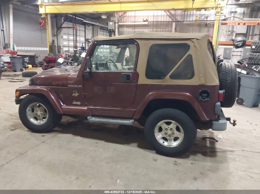 2002 Jeep Wrangler Sahara VIN: 1J4FA59S32P772909 Lot: 43982733
