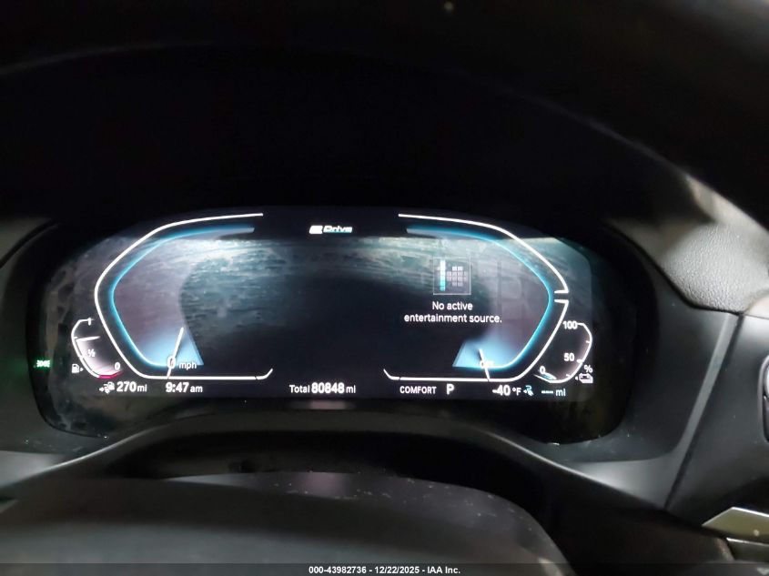 2021 BMW X3 Phev xDrive30E VIN: 5UXTS1C02M9E16921 Lot: 43982736