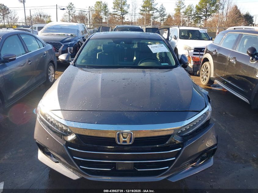 2021 Honda Accord Hybrid Ex-L VIN: 1HGCV3F52MA011330 Lot: 43982739