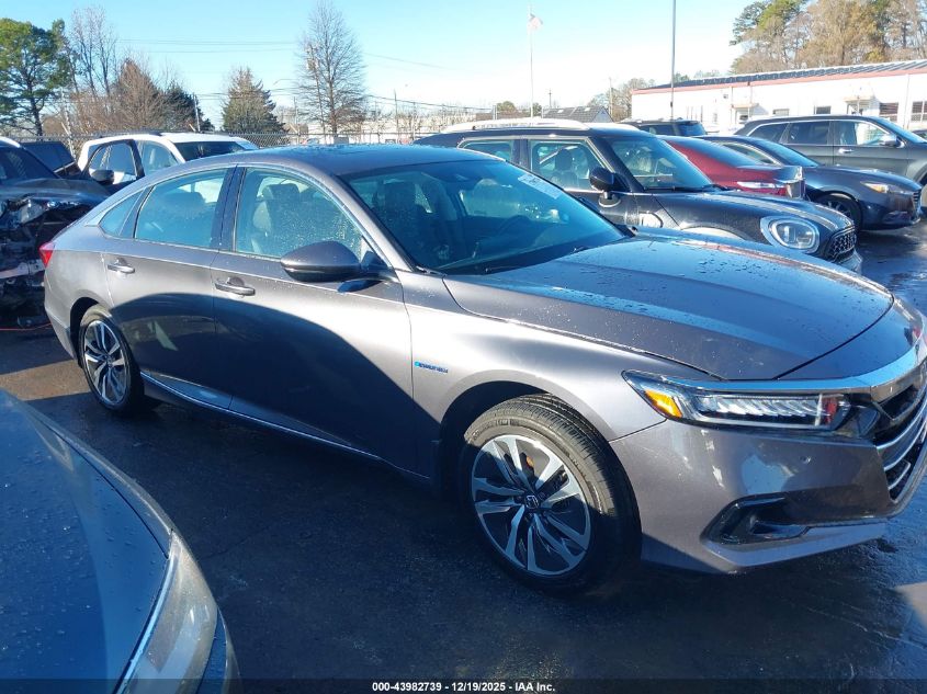 2021 Honda Accord Hybrid Ex-L VIN: 1HGCV3F52MA011330 Lot: 43982739