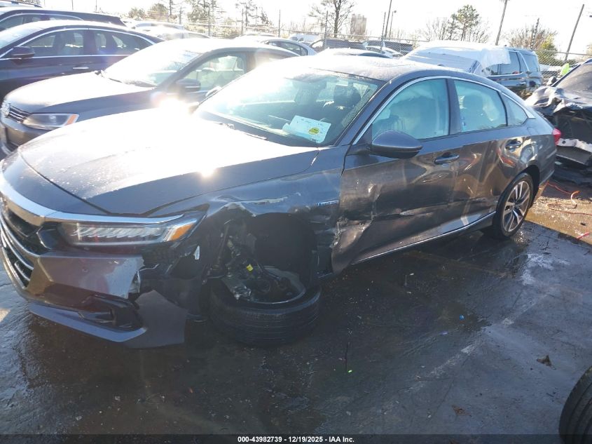 2021 Honda Accord Hybrid Ex-L VIN: 1HGCV3F52MA011330 Lot: 43982739