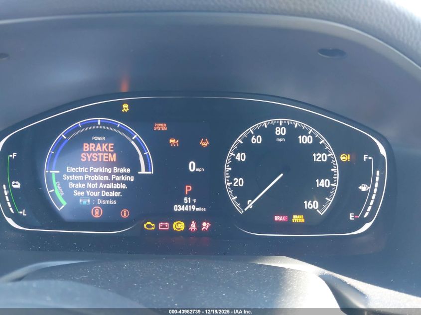 2021 Honda Accord Hybrid Ex-L VIN: 1HGCV3F52MA011330 Lot: 43982739