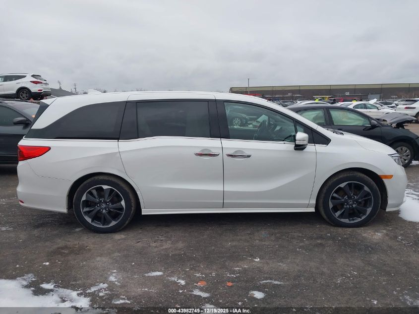 2022 Honda Odyssey Elite VIN: 5FNRL6H91NB065520 Lot: 43982749