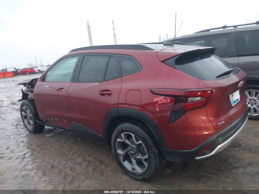 2025 Chevrolet Trax Fwd Lt VIN: KL77LHEP6SC292097 Lot: 43982757