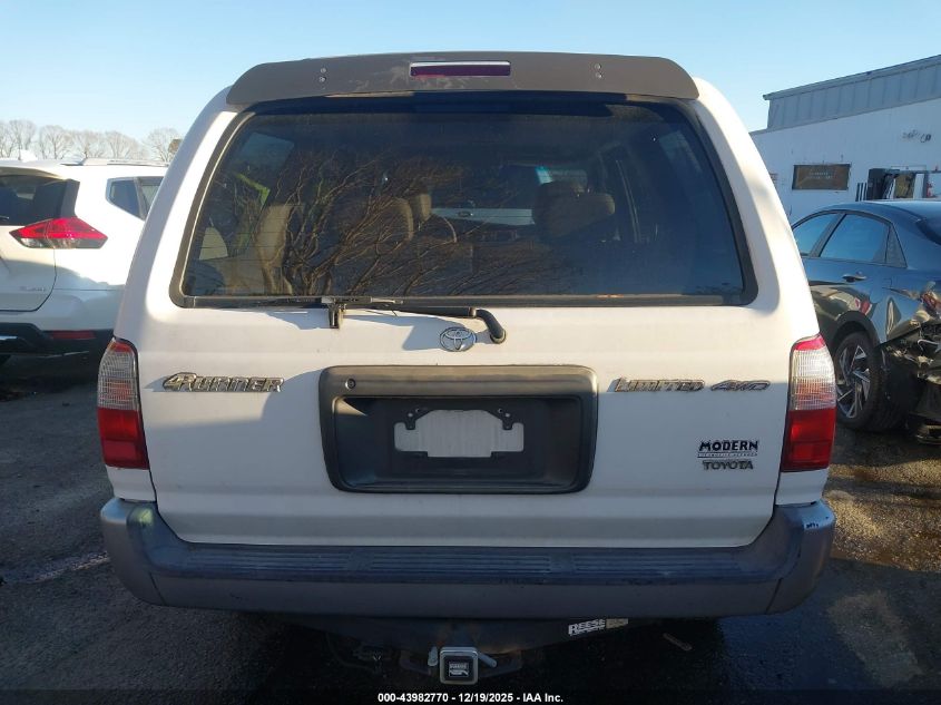 1999 Toyota 4Runner Limited V6 VIN: JT3HN87R1X0201301 Lot: 43982770