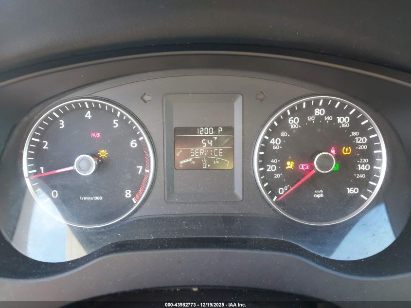 2012 Volkswagen Jetta 2.5L Se VIN: 3VWDP7AJ1CM300755 Lot: 43982773