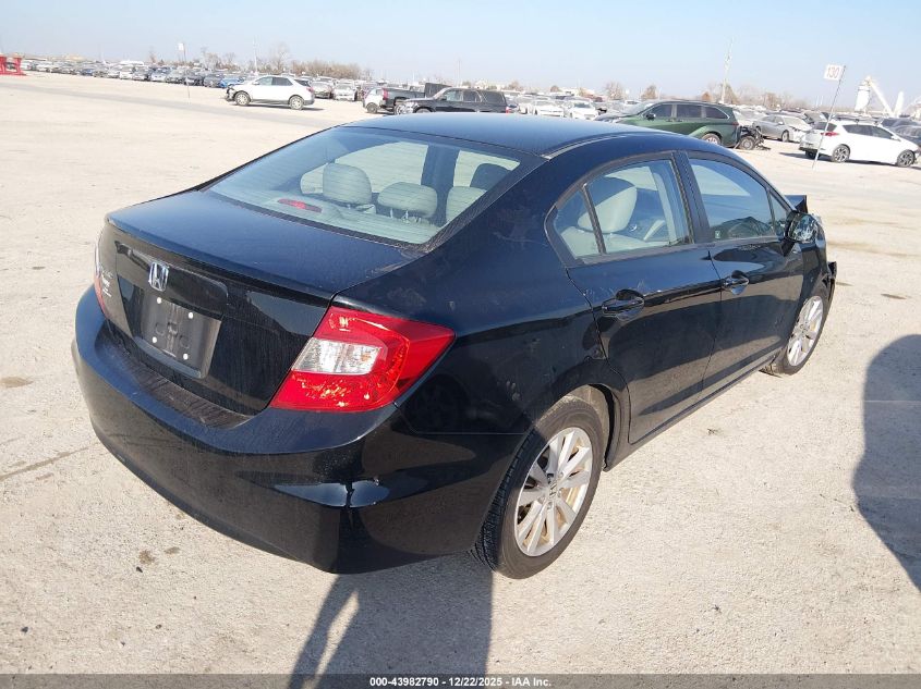 2012 Honda Civic Ex-L VIN: 19XFB2F98CE071075 Lot: 43982790