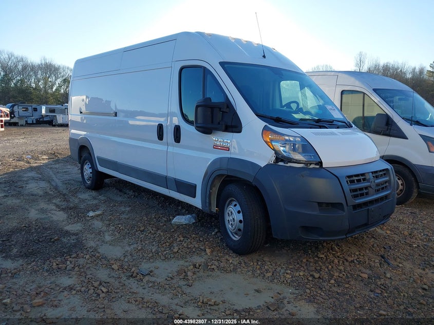 3C6TRVDG4JE148921 2018 Ram Promaster 2500 High Roof 159 Wb auction photo 1