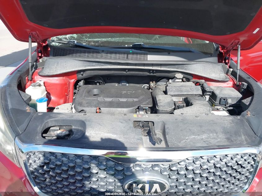 2018 Kia Sorento 2.4L Lx VIN: 5XYPG4A35JG378028 Lot: 43982830