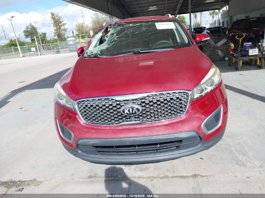 2018 Kia Sorento 2.4L Lx VIN: 5XYPG4A35JG378028 Lot: 43982830