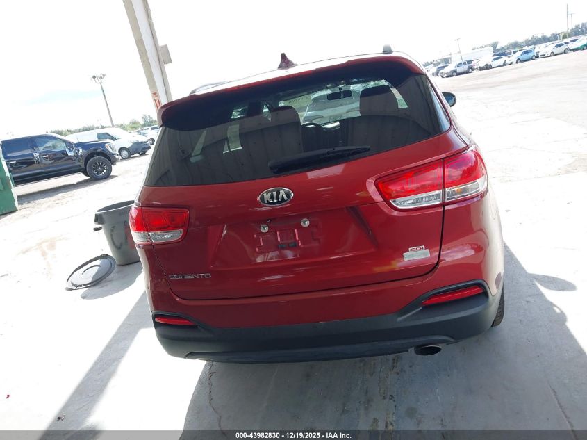 2018 Kia Sorento 2.4L Lx VIN: 5XYPG4A35JG378028 Lot: 43982830
