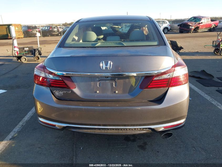 2017 Honda Accord Lx VIN: 1HGCR2F34HA192322 Lot: 43982833