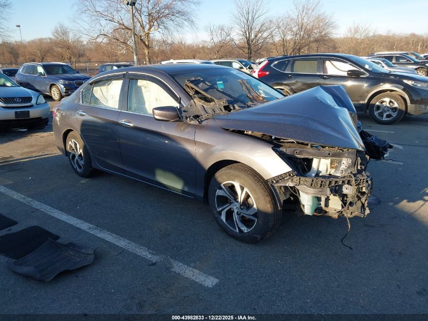 2017 Honda Accord Lx VIN: 1HGCR2F34HA192322 Lot: 43982833