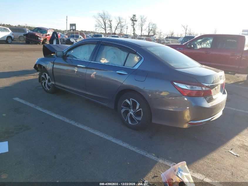 2017 Honda Accord Lx VIN: 1HGCR2F34HA192322 Lot: 43982833