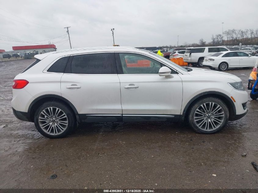 2016 Lincoln Mkx Reserve VIN: 2LMTJ6LR2GBL46101 Lot: 43982851