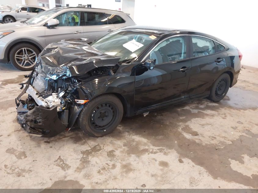 2021 Honda Civic Lx VIN: 19XFC2F60ME001090 Lot: 43982854