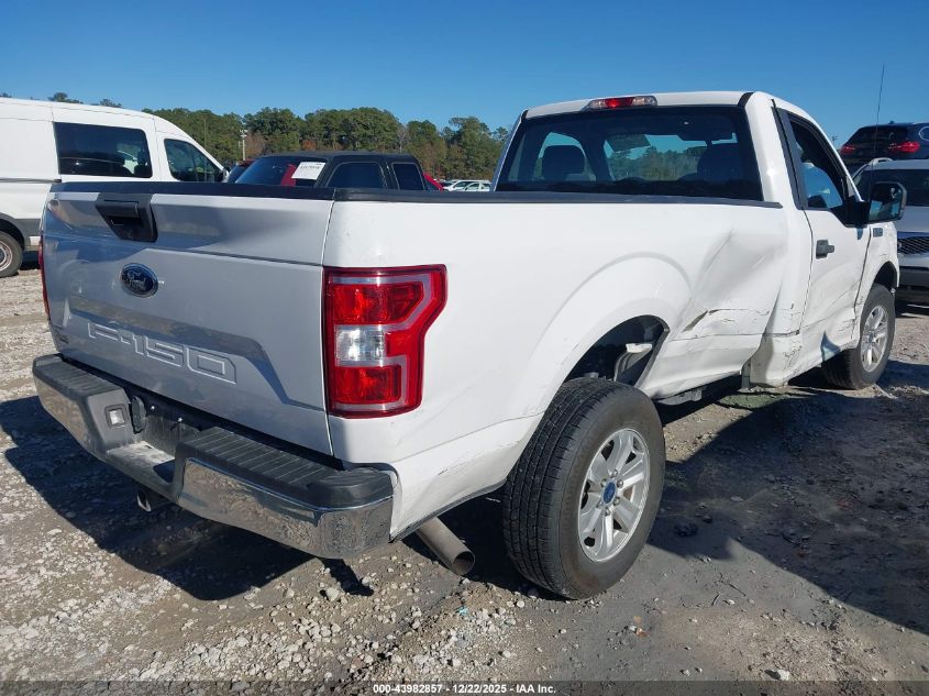 2019 Ford F-150 Xl VIN: 1FTMF1C57KKD59821 Lot: 43982857