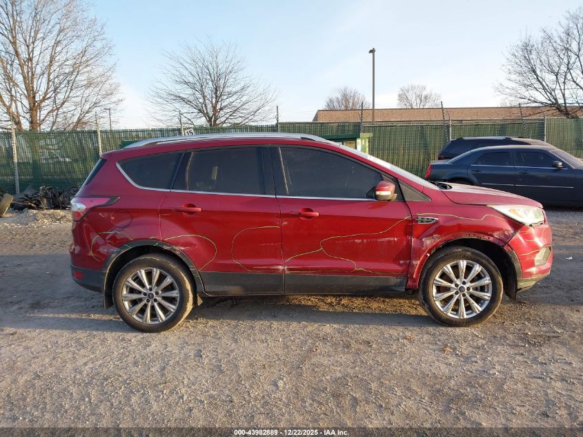 2017 Ford Escape Titanium VIN: 1FMCU9JD3HUA08424 Lot: 43982889