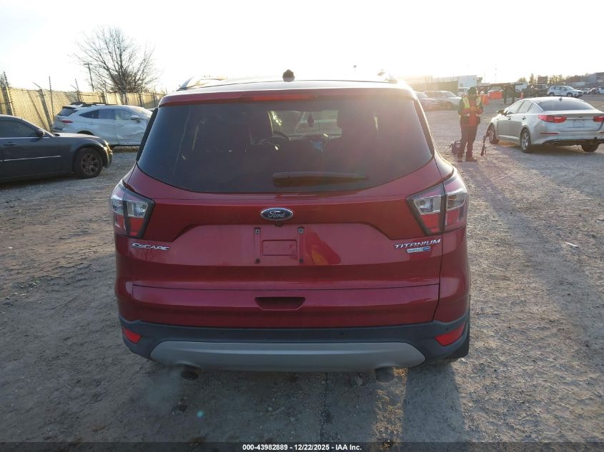 2017 Ford Escape Titanium VIN: 1FMCU9JD3HUA08424 Lot: 43982889