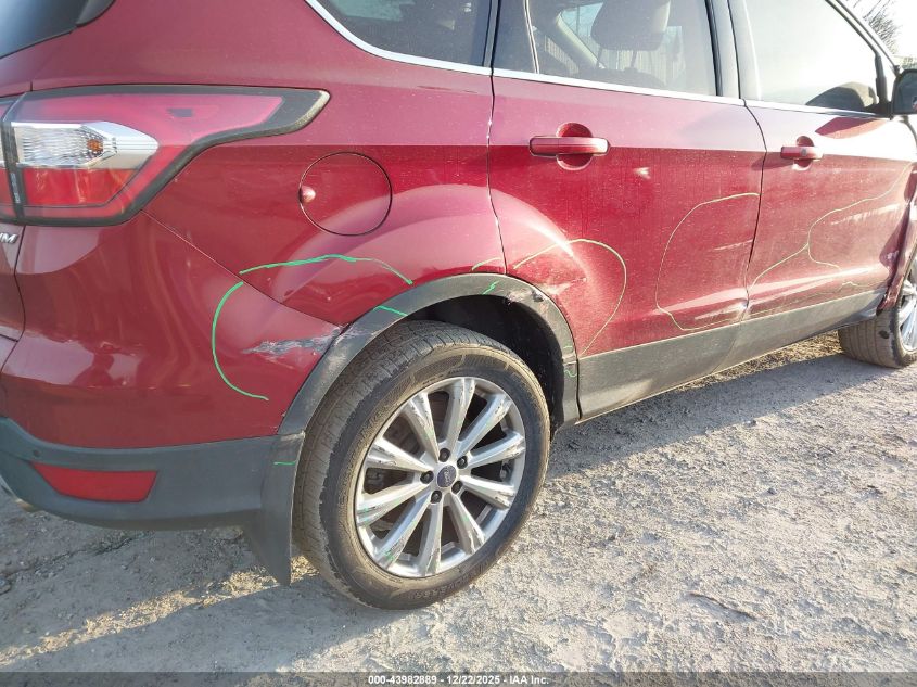 2017 Ford Escape Titanium VIN: 1FMCU9JD3HUA08424 Lot: 43982889