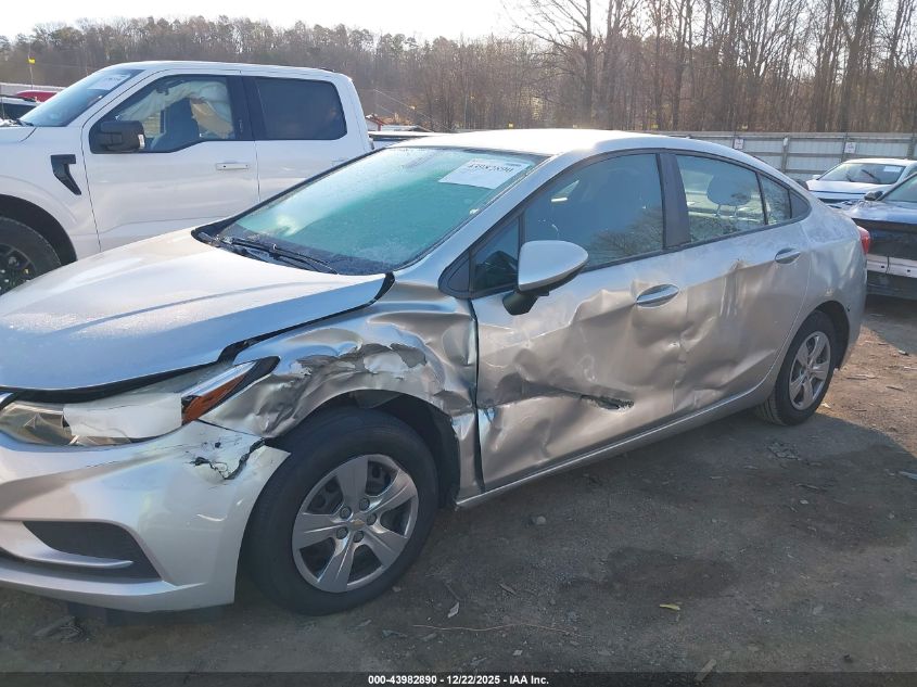 2016 Chevrolet Cruze Ls Auto VIN: 1G1BC5SM8G7248360 Lot: 43982890