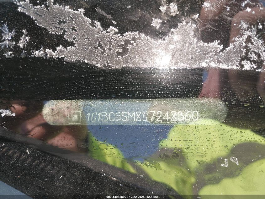 2016 Chevrolet Cruze Ls Auto VIN: 1G1BC5SM8G7248360 Lot: 43982890